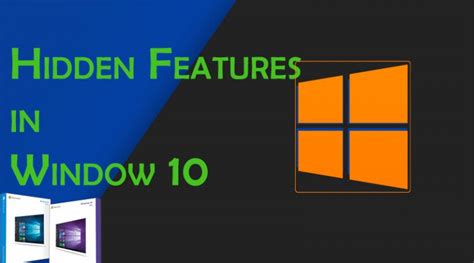 Window Features List Of Windows 10 Hidden Features 2020 Blogili