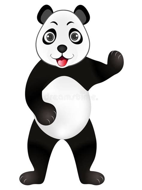 Cartoon Panda Standing Stock Vector Illustration Of Animal 67782966