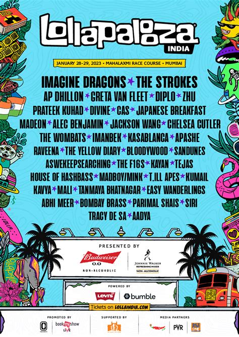 Lollapalooza India 2023 Lineup: Imagine Dragons, The Strokes & More