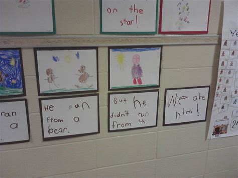Mrs Egleys Kindergarten Gingerbread Man Wall Story