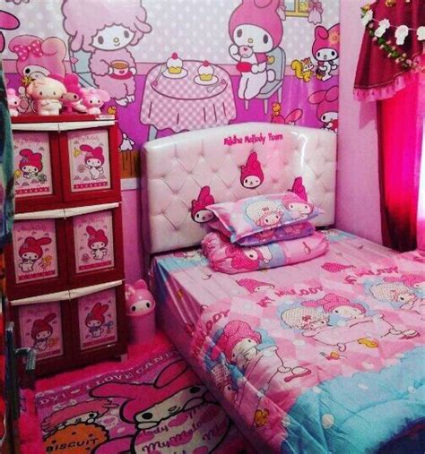 Pinklovelypinkie Cute Room Decor Hello Kitty Bedroom Set Cute Room
