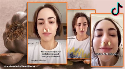 Woman Stuffs Her Nose With Garlic In Latest Tiktok Hack Trending News