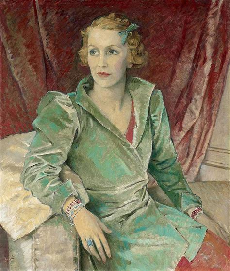 Portrait Of Lady Benthall Painting By Glyn Philpot Fine Art America