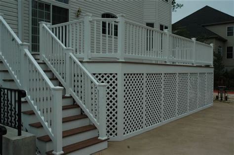 Steps Off Deck Outdoor Steps With Railing Backyard Nj Carls Fencing