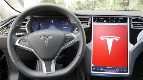 17 Zoll Auto Display Tesla Model S Bildschirm Erklärt Youtube