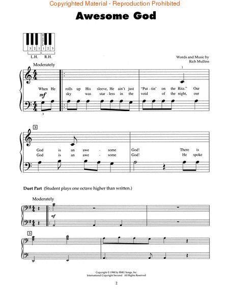 Sheet Music Praise And Worship Easy Piano