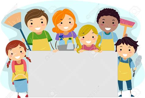 Cartoon classroom free png stock. free clipart of students cleaning up a classroom - Clipground