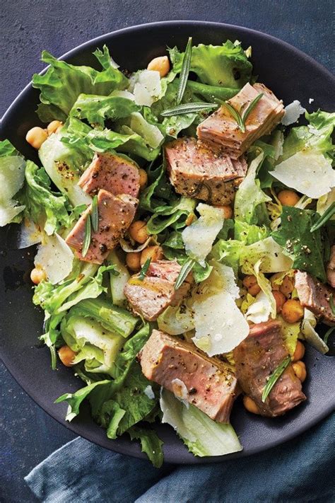 A pork roast cooks all afternoon with sweet onions, honey, soy sauce and ginger for fabulous flavor. Slow-Cooker Tuna Steaks with Escarole-Chickpea Salad ...