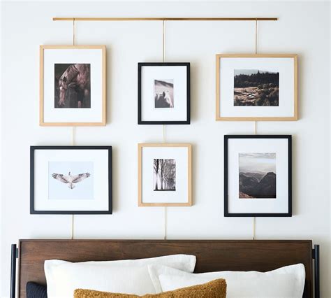 Tylor Frame Rail System Picture Frames Hanging Picture Frames Wood