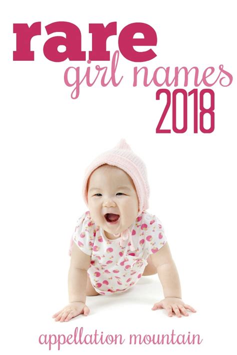 Rare Girl Names 2018 The Great Eights Appellation Mountain