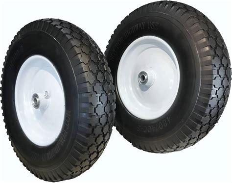 Hi Run Wheelbarrow Tire Assembly Sawtooth Bearings Tire Size Load