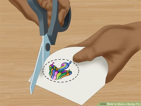 3 Ways To Make A Badge Pin Wikihow