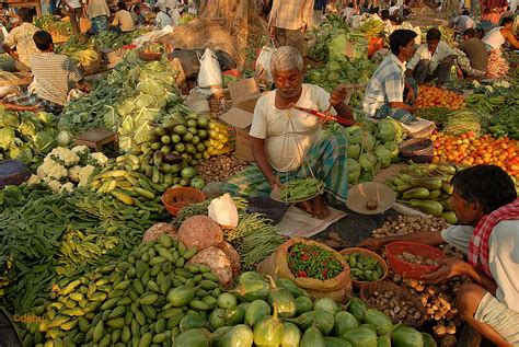 Kolkata 29 Village Vegetable Market In Greater Kolkata By Debu