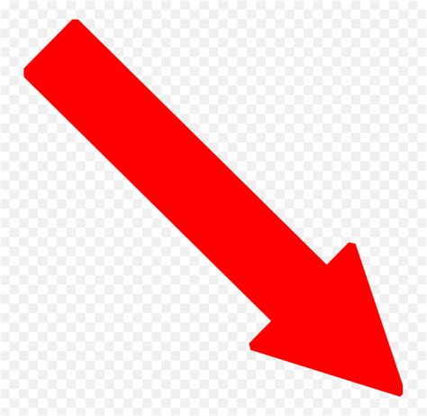 Red Arrow Clipart Png Red Arrow Pointing Downclickbait Arrow