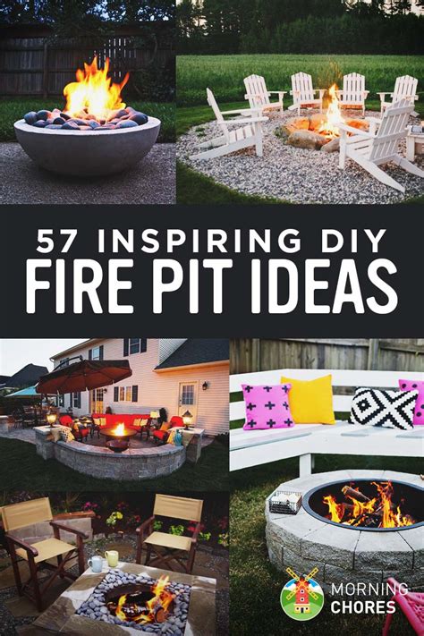 Backyard fire pits are one of the most popular of all landscaping features. 57 Inspiring DIY Outdoor Fire Pit Ideas to Make S'mores ...