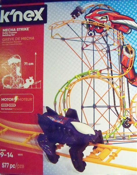 Knex Mecha Strike Roller Coaster Building Set 577pcs For Sale Online