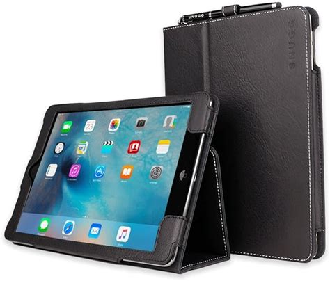 Snugg Ipad Air 2 Case Black Leather Smart Case Cover Uk
