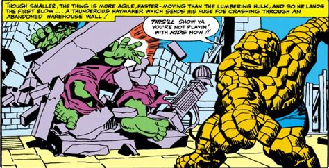 Hulk Vs The Thing By Jack Kirby Jack Kirby Hulk Comic Book Artists
