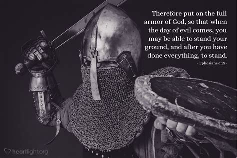 Ephesians 613 Illustrated Therefore Put On The Full Armor Of God