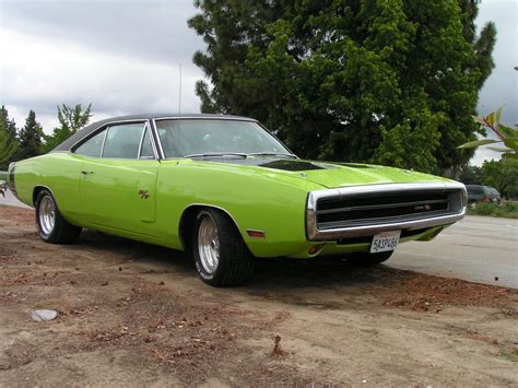 Wallpaper Dodge Charger Classic Car Green Cars Land Vehicle