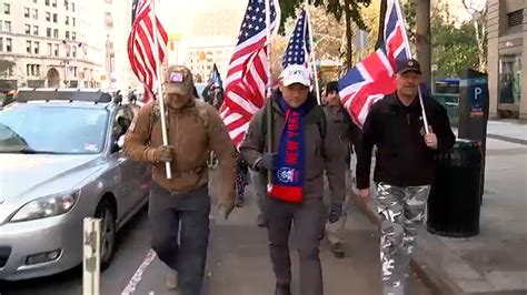 Veterans Advocates March Through New York City In Honor