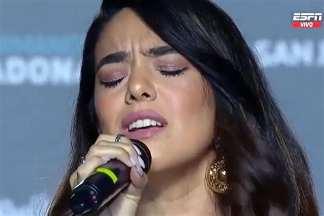 La Emocionante Versión De Himno Que Cantó Ángela Leiva En La Final De La Copa Maradona La Nacion
