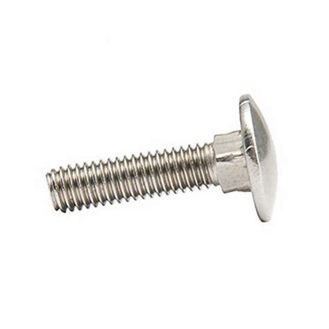 Round Stainless Steel Carriage Bolt For Industrial Material Grade