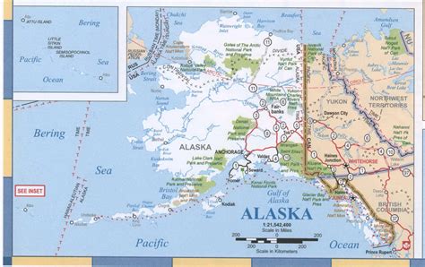 Road Map Of Alaska Free Detailed Large Scale Map Alaska State Usa