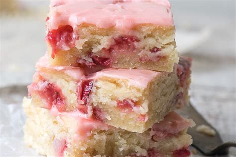 Strawberry Lemon Blondies • The View From Great Island