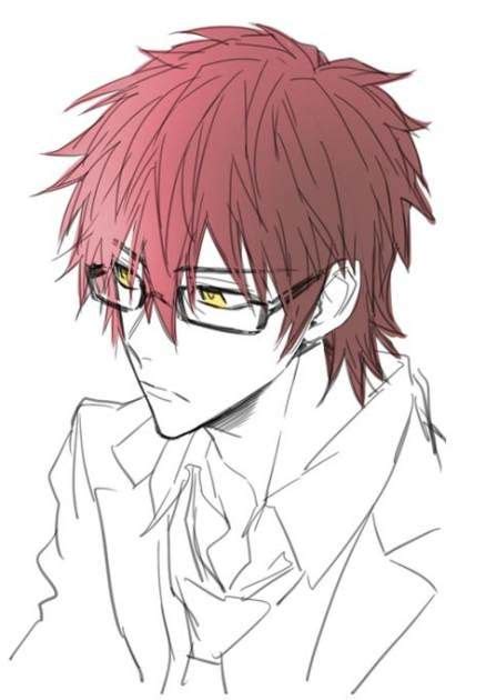 Best Hair Red Anime Boy With Glasses Ideas Anime Red Hair Anime Guys
