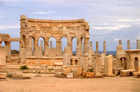 Libya Tripoli Leptis Magna Ancient Roman City Unesco World Heritage