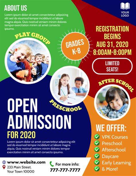 School Flyer Template Postermywall