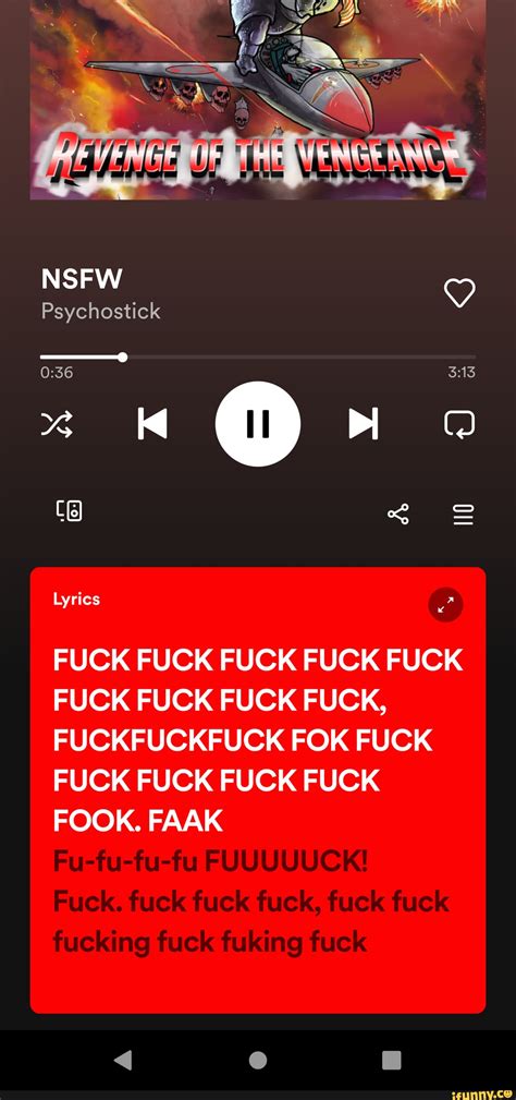 Nsfw Psychostick Ci Of Lyrics Fuck Fuck Fuck Fuck Fuck Fuck Fuck