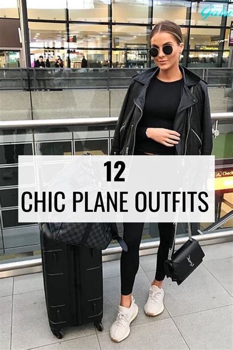 12 Airplane Travel Outfits That Are Chic And Comfortable Comfortable