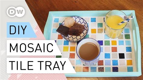 Diy How To Make A Mosaic Tile Tray Youtube