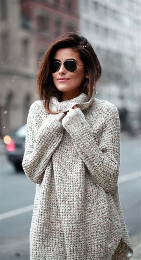 how about cozy and warm knitted sweater 45 cute winter fashion… fashion autumn fashion