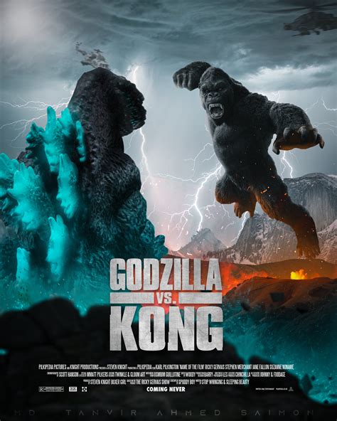 Md Tanvir Ahmed Saimon Godzilla Vs Kong Movie Poster