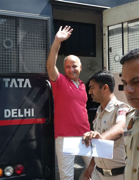 After Delhi Hc Grants Interim Relief Sisodia Reaches Residence To Meet Ailing Wife