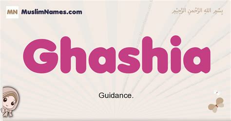 Ghashia Meaning Arabic Muslim Name Ghashia Meaning