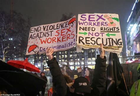 Women Take To Londons Street To Protest About Sex Worker Laws Daily