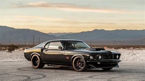 Download Car Black Car Old Car Muscle Car Vehicle Ford Mustang Boss 429