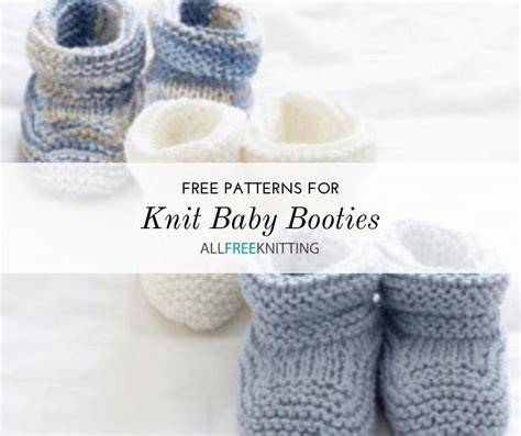 25 Ridiculously Adorable Knit Baby Booties Patterns Free