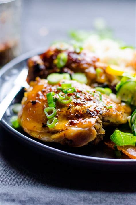 Make sure the skin picks up plenty of colour. Slow Cooker Thai Chicken Thighs - iFOODreal - Healthy ...
