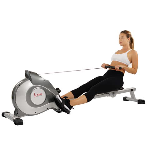 Sunny Health And Fitness Magnetic Rowing Machine With Lcd Monitor By Sf