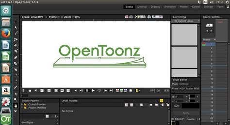 Install Opentoonz Animation Maker 2d App On Ubuntu 1704 And Below
