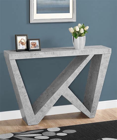 Take A Look At This Gray Geometric Console Table Today