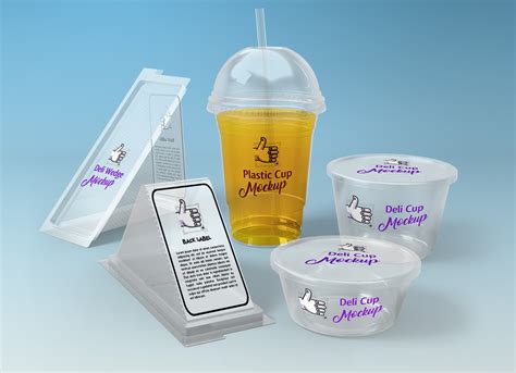 sandwich food box paper cup packaging mockup psd good mockups