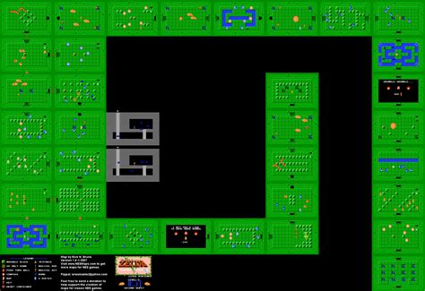 The Legend Of Zelda Level 8 Quest 2 Map