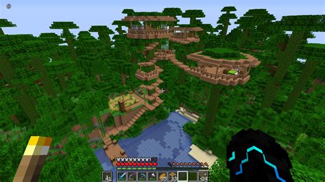 Esta Casa Es Maravillosa Todos Hemos Querido Una Casa En El Arbol Minecraft Jungle House