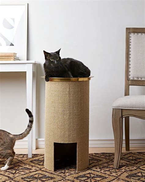 Diy Cat Scratcher Post 25 Easy Diy Cat Scratching Post Ideas Meowlogy I Was Pretty Much